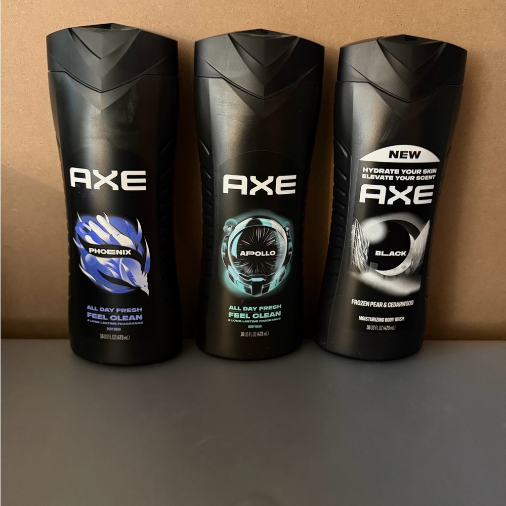 AXE Body Wash Trio - Phoenix, Apollo, Black